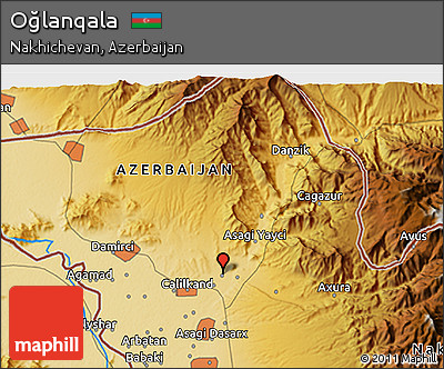 Physical 3D Map of Oğlanqala