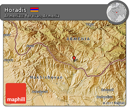 Satellite 3D Map of Horadis