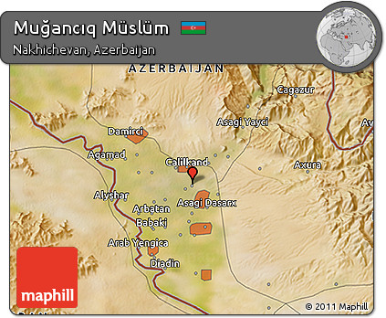 Satellite 3D Map of Muğancıq Müslüm