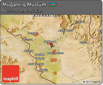 Satellite 3D Map of Muğancıq Müslüm