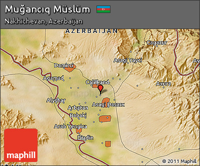 Satellite 3D Map of Muğancıq Müslüm