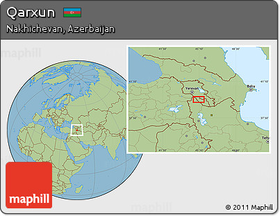 Savanna Style Location Map of Qarxun