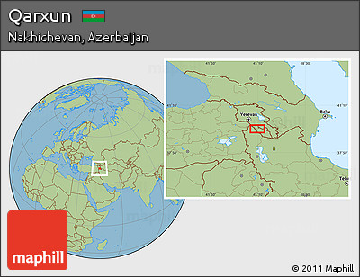 Savanna Style Location Map of Qarxun