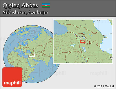 Savanna Style Location Map of Qışlaq Abbas