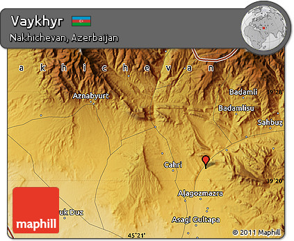 Physical Map of Vaykhyr