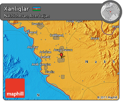 Political Map of Xanlıqlar