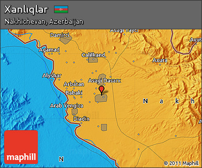Political Map of Xanlıqlar