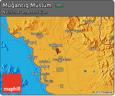 Political Map of Muğancıq Müslüm