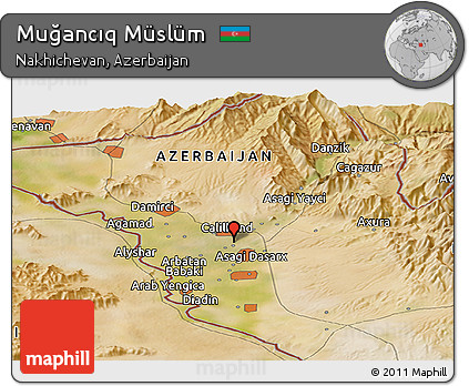 Satellite Panoramic Map of Muğancıq Müslüm