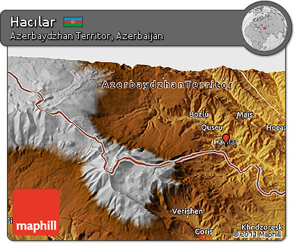 Physical 3D Map of Hacılar