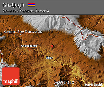 Physical 3D Map of Ghzljugh