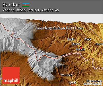 Physical 3D Map of Hacılar