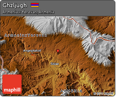 Physical 3D Map of Ghzljugh
