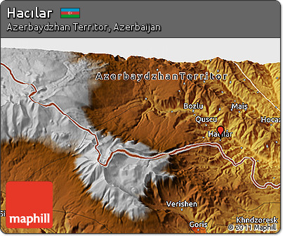 Physical 3D Map of Hacılar