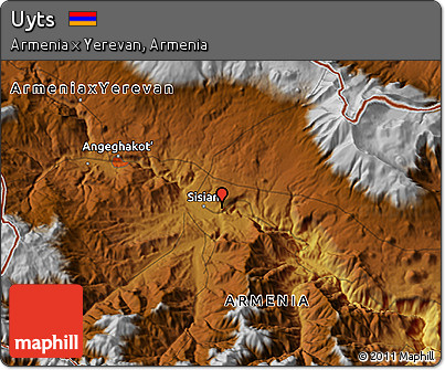 Physical 3D Map of Uyts