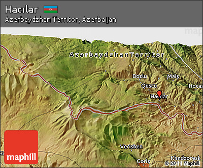 Satellite 3D Map of Hacılar