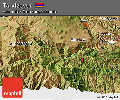 Satellite 3D Map of Tandzaver