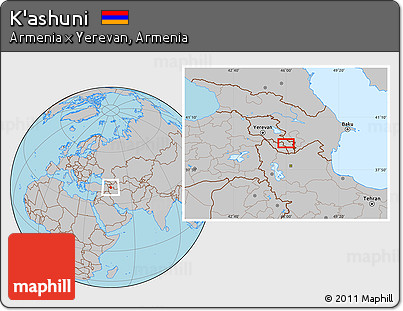 Gray Location Map of K'ashuni