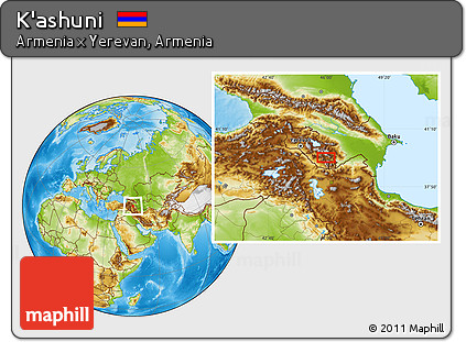Physical Location Map of K'ashuni