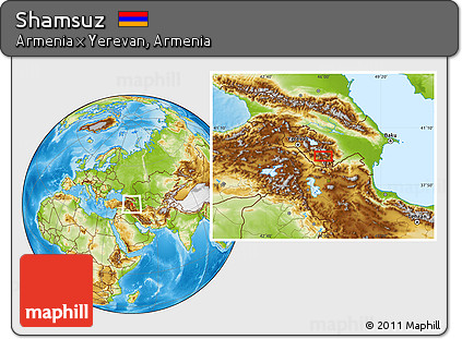 Physical Location Map of Shamsuz