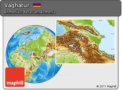 Physical Location Map of Vaghatur