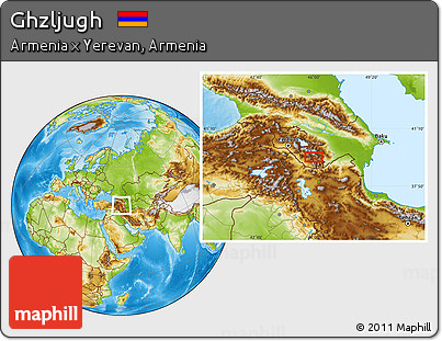 Physical Location Map of Ghzljugh