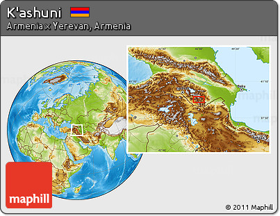Physical Location Map of K'ashuni