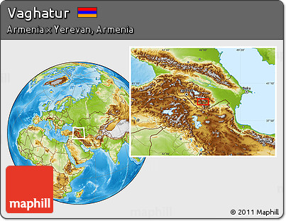 Physical Location Map of Vaghatur