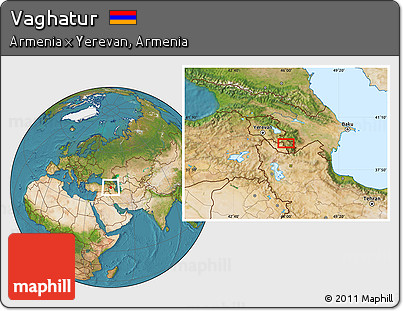 Satellite Location Map of Vaghatur