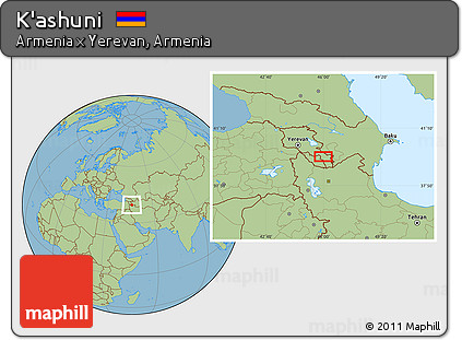 Savanna Style Location Map of K'ashuni