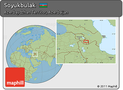 Savanna Style Location Map of Soyukbulak