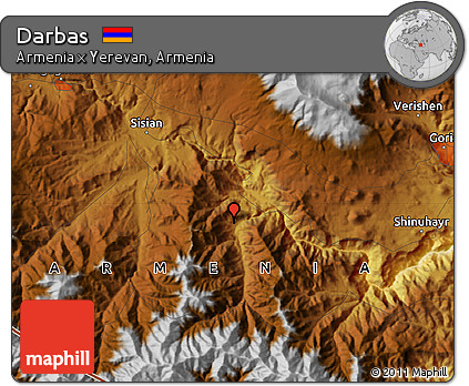Physical Map of Darbas