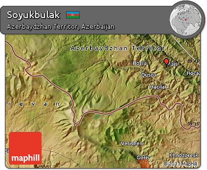 Satellite Map of Soyukbulak