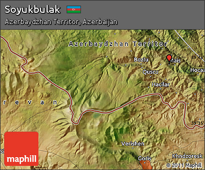 Satellite Map of Soyukbulak
