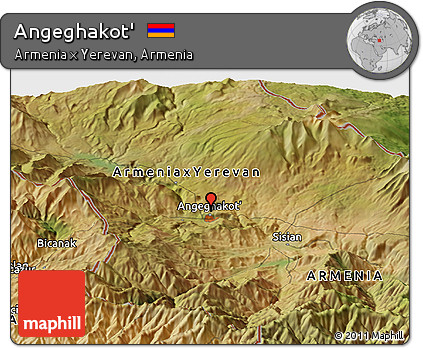 Satellite Panoramic Map of Angeghakot'