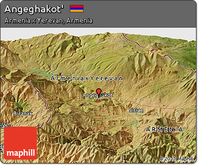 Satellite Panoramic Map of Angeghakot'