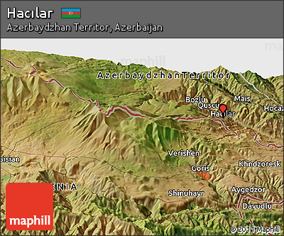 Satellite Panoramic Map of Hacılar
