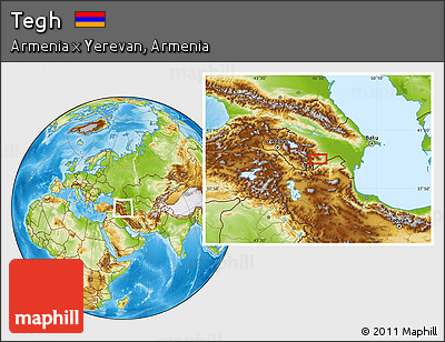 Physical Location Map of Tegh