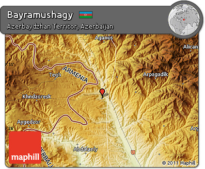 Physical Map of Bayramushagy