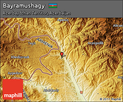 Physical Map of Bayramushagy