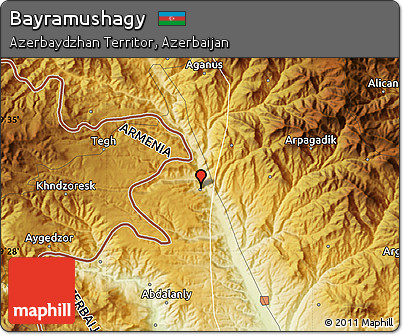 Physical Map of Bayramushagy