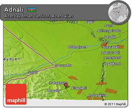 Physical 3D Map of Adnalı