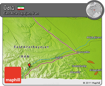 Physical 3D Map of Ūdlū