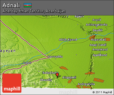 Physical 3D Map of Adnalı