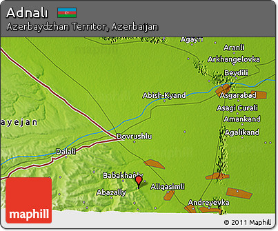 Physical 3D Map of Adnalı