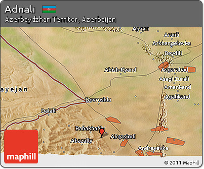 Satellite 3D Map of Adnalı