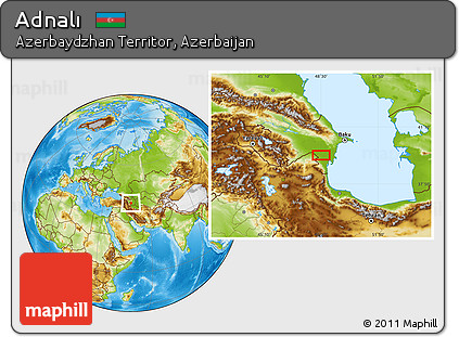 Physical Location Map of Adnalı