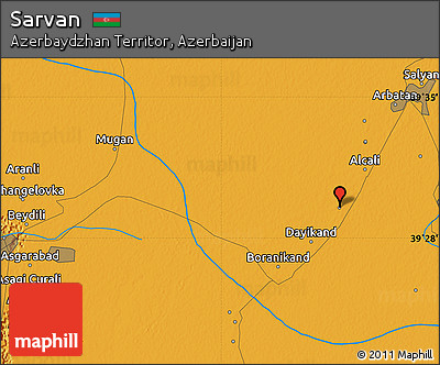 Political Map of Sarvan
