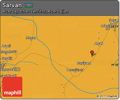 Political Map of Sarvan