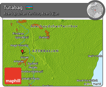 Physical 3D Map of Tutabag